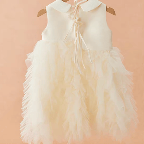 [予約] Cream Puff Tulle Dress