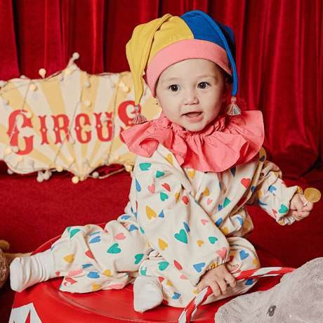 [即納] Clown space suit&cape set_pink/Little Tini