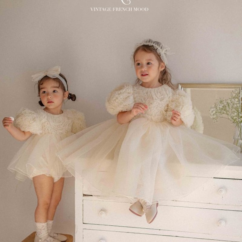 予約] Blooming rose pearl suit / OREN by Hibyebe