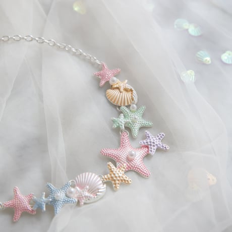 [予約] Pastel Shell Necklace