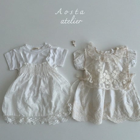 [即納] bibi dress /Aosta(ivory S,M,L,XL,XXLのみ)