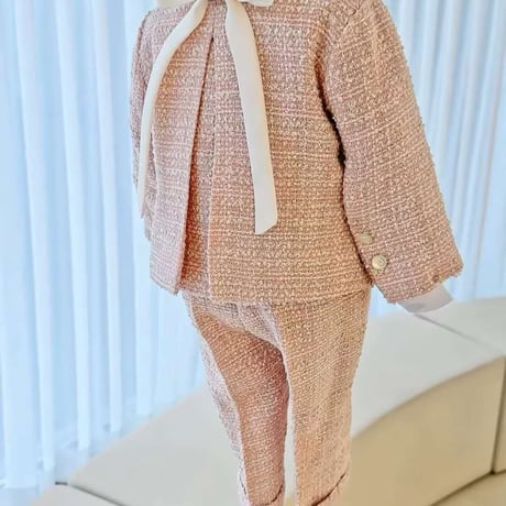 [予約] Pink Tweed Suit / Le dress