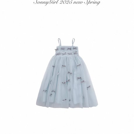 [予約] maison blue ribbon dress
