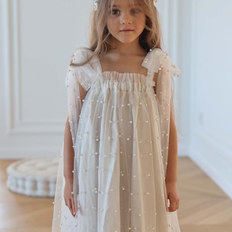 美品Pearl Girl Dress /nelia wears 予約】Pearl Girl Dress /nelia wears | Mimiel
