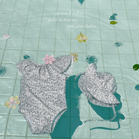 [予約] 26 roro Swimsuit (including hat) / Monbebe