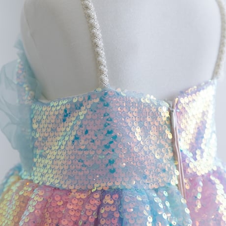 [予約] Aurora Twinkle Dress + ribbon pin SET