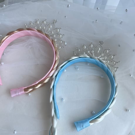 [予約] Jewelry crown long hairband