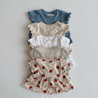 [即納] linen frill blouse / Aosta(ivory S,L,XL_のみ)