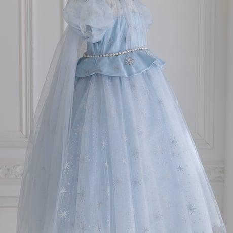 [予約] Snowflake Glitter Princess Dress