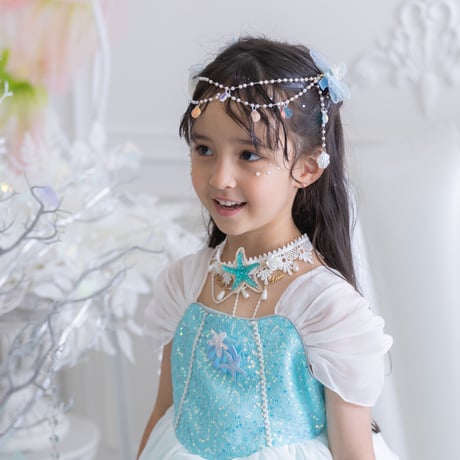 [予約] pearl ribbon seashell hairpin
