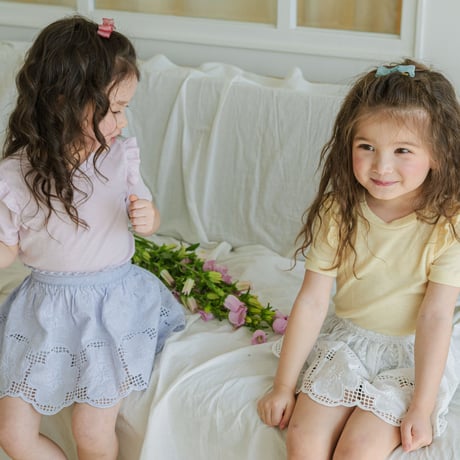 [予約] Mellow skirt / Puella FLO(Blue L_のみ)
