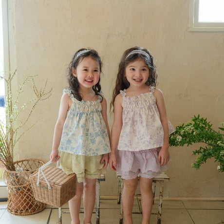 [即納] Amant blouse/ Puella FLO (blue90, 100_のみ)