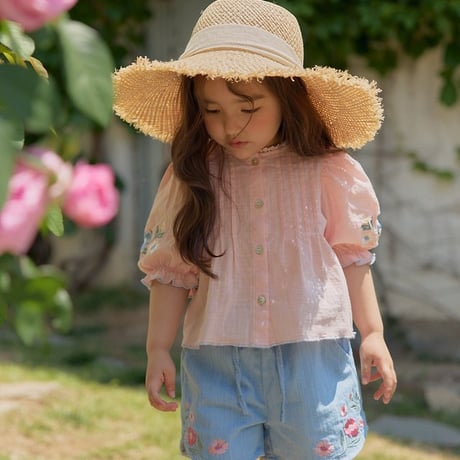 [予約] Serene Raffia sun hat / OREN by Hibyebebe