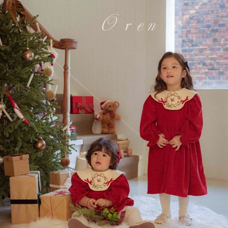 [即納] Carol Carol dress/ OREN by Hibyebebe (Lsize_のみ)