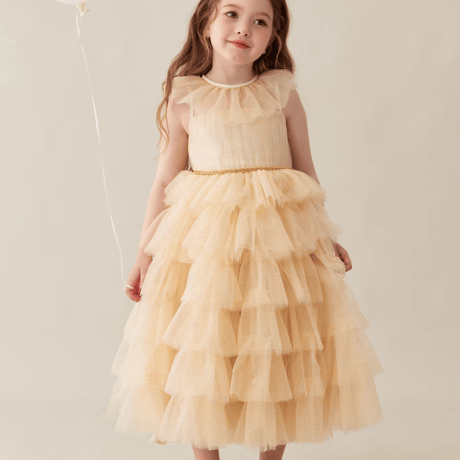 [予約] Lemon Sherbet Tulle Dress
