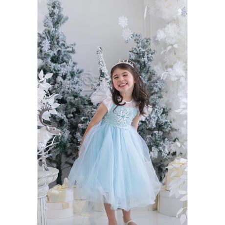 【予約】princess blue snow dress