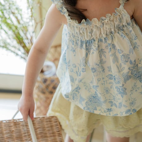 [即納] Amant blouse/ Puella FLO (blue90, 100_のみ)
