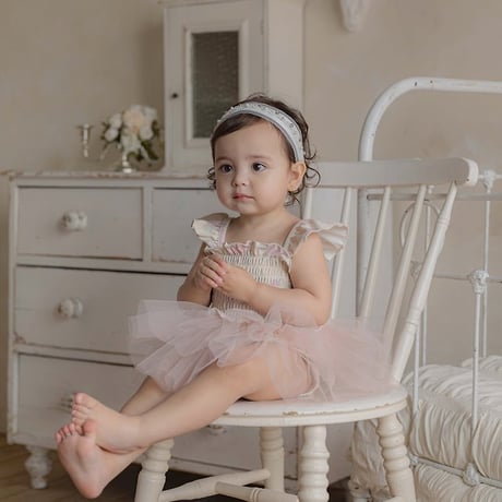 [予約] Flora Tulle Swimwear (Kids) / OREN by Hibyebebe