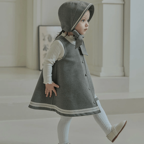 [即納]Lienne hat /Little Tini(khaki_のみ)