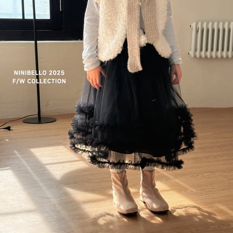 [即納] Rocha Skirt /Ninibello (Ivory XS_のみ)