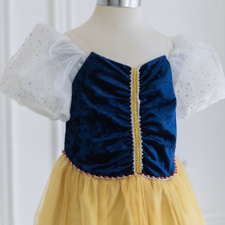 [予約] princess snow white dress+ tiara & stick set