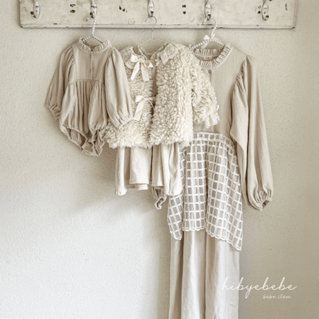 [即納] Roti dress / Hibyebebe （gray M, L, XL _ size のみ）