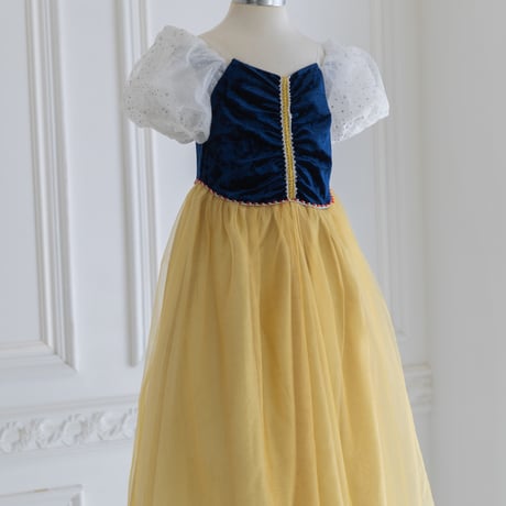 [予約] princess snow white dress+ tiara & stick set