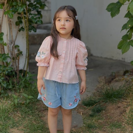 [予約] Rosiel denim pants / OREN by Hibyebebe