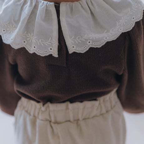 [即納] pleated lace t-shirt / Roa(Mint XSのみ)