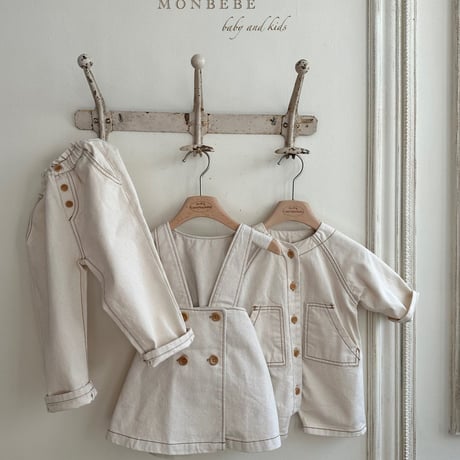 [即納] cotton daily pants / monbebe （ blue M _ size のみ）