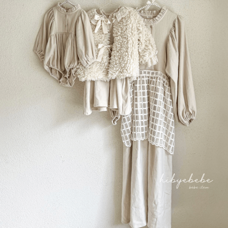 [即納] Roti dress / Hibyebebe （gray M, L, XL _ size のみ）