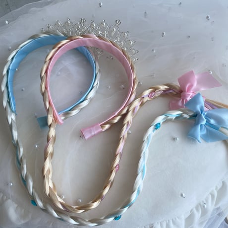 [予約] Jewelry crown long hairband