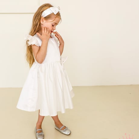 [予約] Pearl Satin Dress/ Mini Recipe