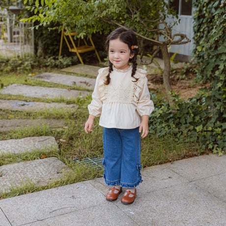 [即納] Roan Blouse/puella FLO （Pink 9 _ size のみ）