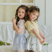 [予約] Mellow skirt / Puella FLO(Blue L_のみ)