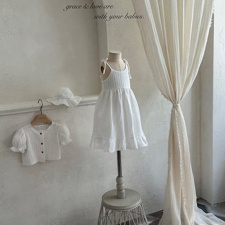 [予約] Rosé knit dress/ Monbebe