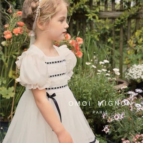[予約]  Petite French Ribbon Dress / omoi mignon