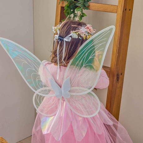 [即納]  Tinker Bell Fairy Dress(Pink/Green)/ Mini Recipe  ( Green S, Pink S_ size のみ   )
