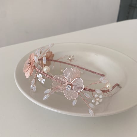[予約] Wedding flower crown shushu hair band