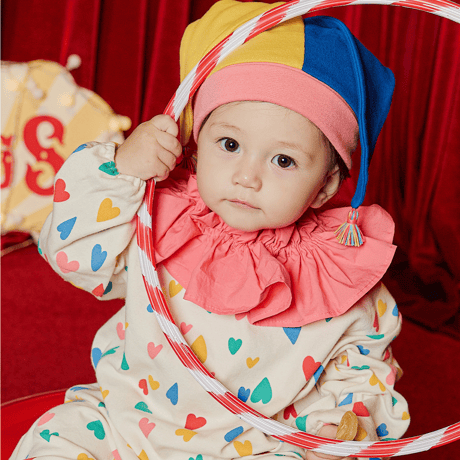 [即納] Clown space suit&cape set_pink/Little Tini