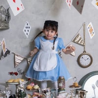 [予約] Wonderland Alice Dress+ ribbon hairband
