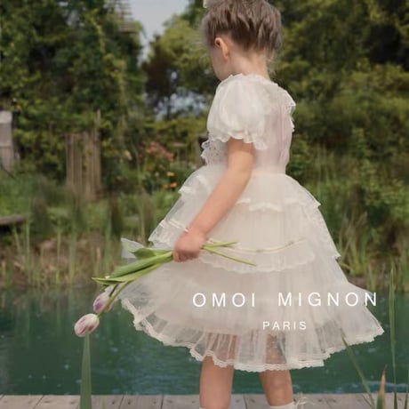 [予約] Soft Bloom Layered Tulle Dress / omoi mignon