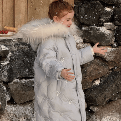 [即納] Snowflake Glow Winter Puffer （ 110＿のみ）