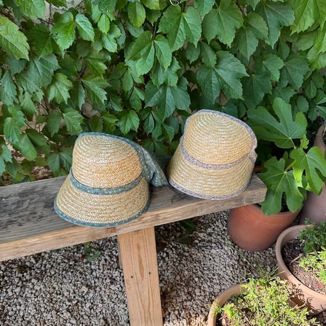 [予約] Soleil Scarf Straw Hat/ OREN by Hibyebebe