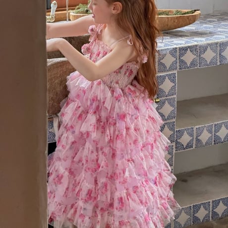 [即納] 6023 dress / o.taly  (Light pink 120 sizeのみ)