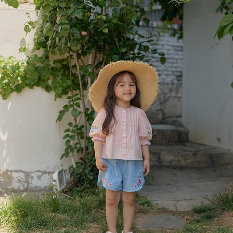 [予約] Rosiel denim pants / OREN by Hibyebebe