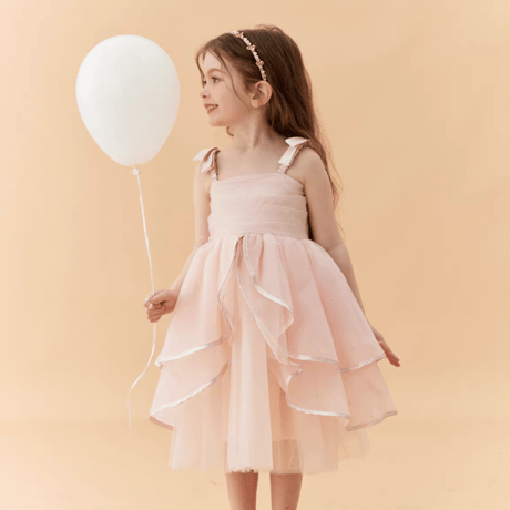 [予約] Pink Blush Tulle Dress