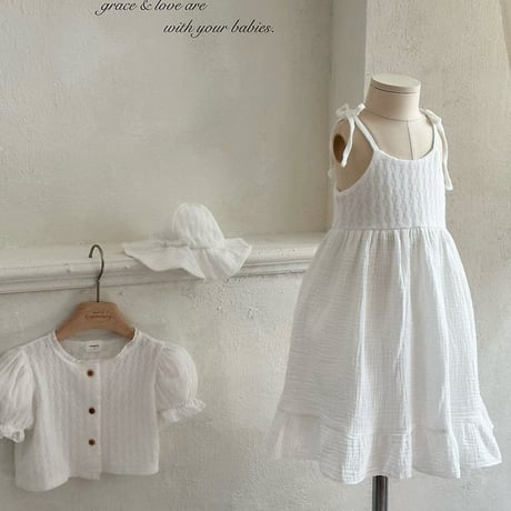 [予約] Rosé knit dress/ Monbebe