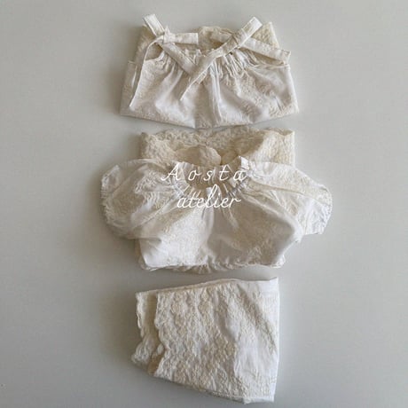 [即納] bibi blouse / Aosta(white Lのみ)