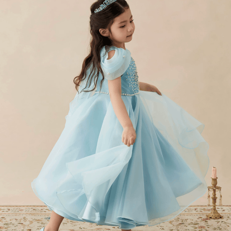 [予約] Frost Blue Princess Dress
